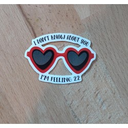 FEELING 22 TS STICKER